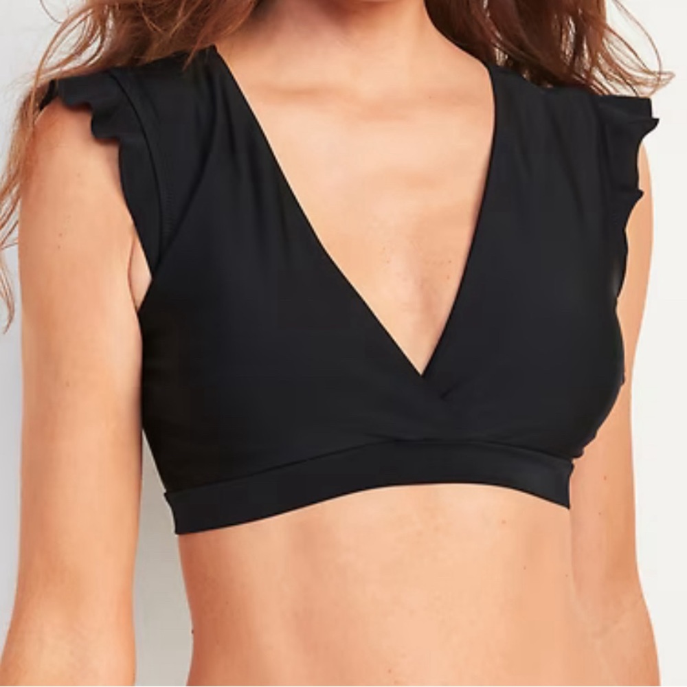flutter sleeve Bikini top